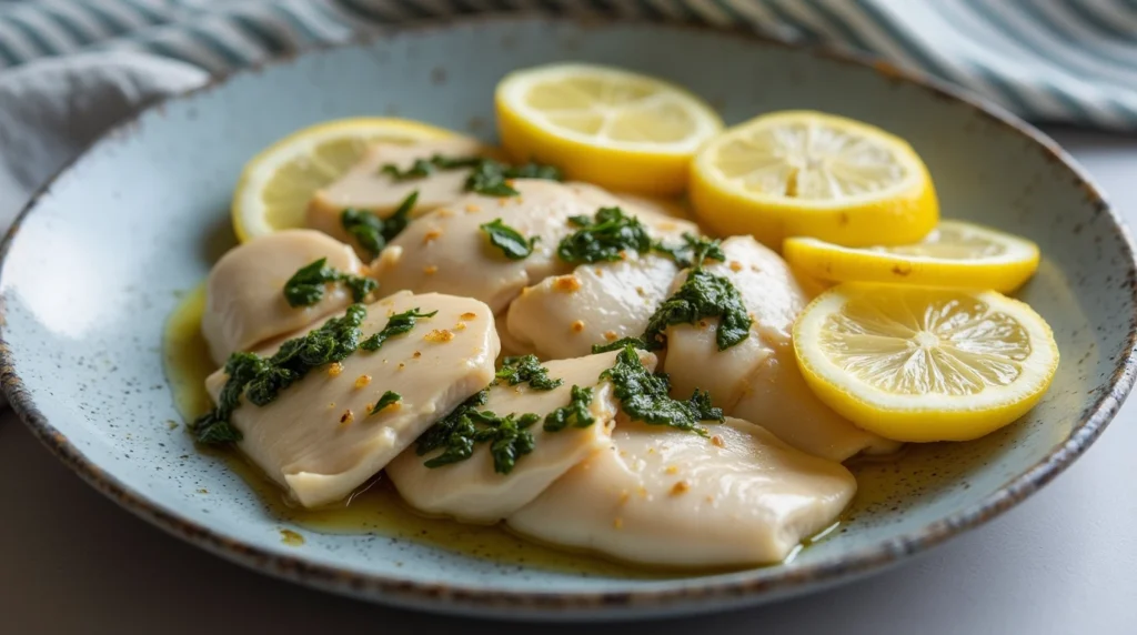 Poached Chicken Breasts 