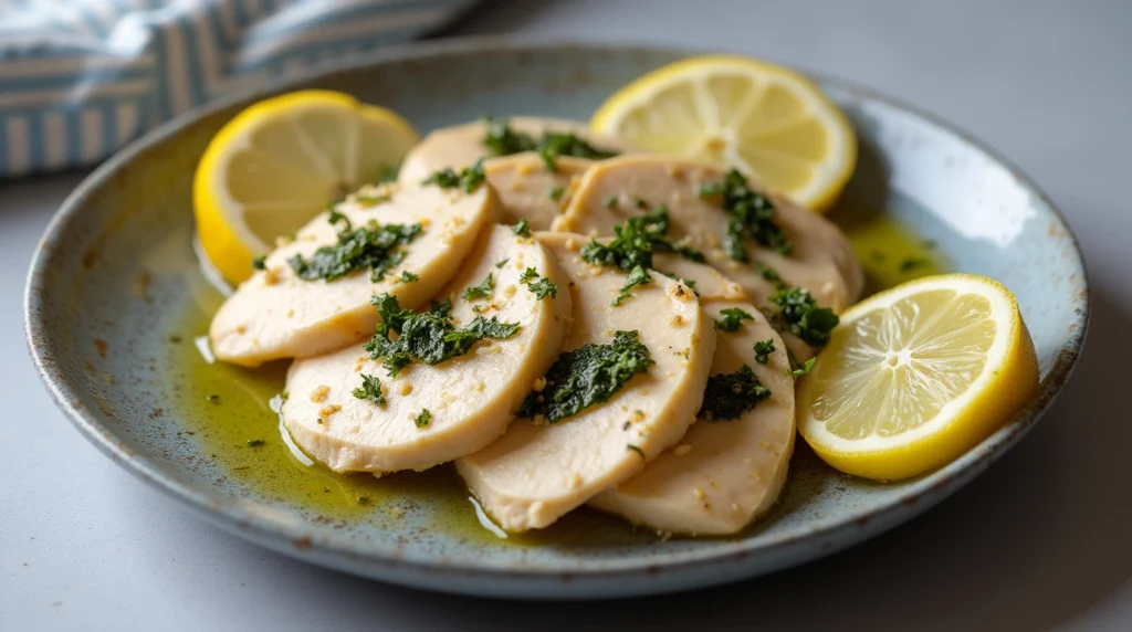 Poached Chicken Breasts