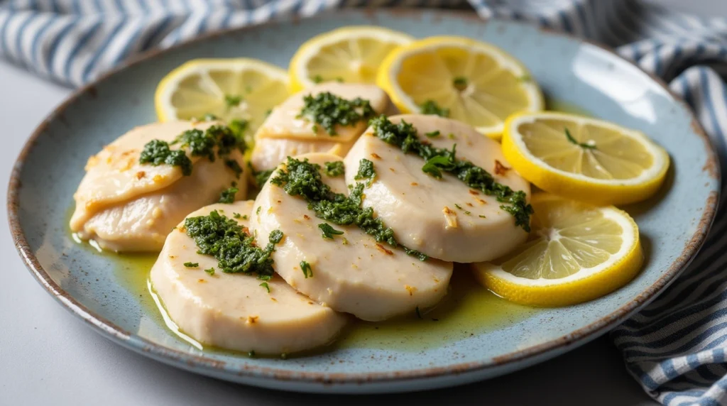 Poached Chicken Breasts