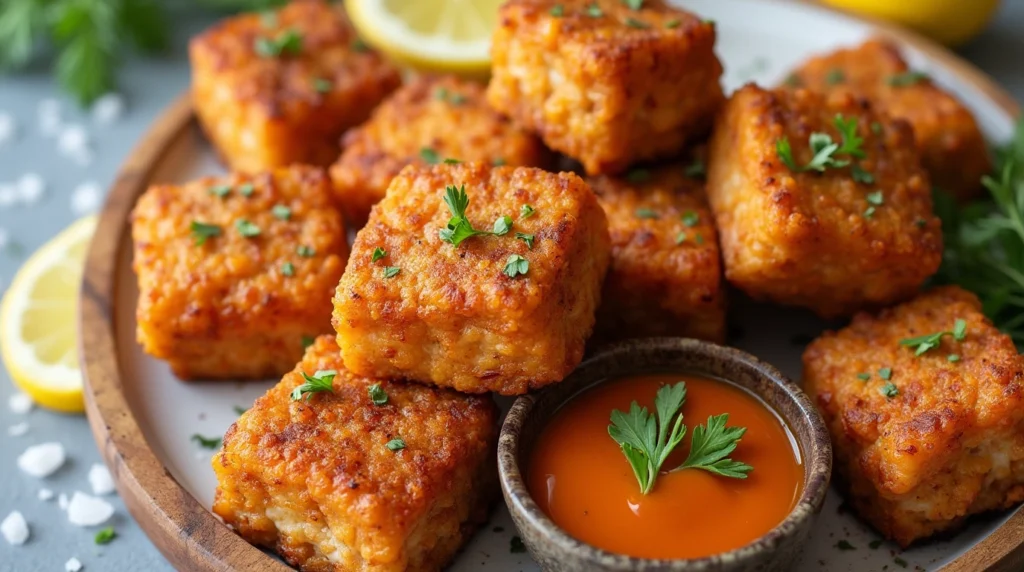 air fryer salmon bites