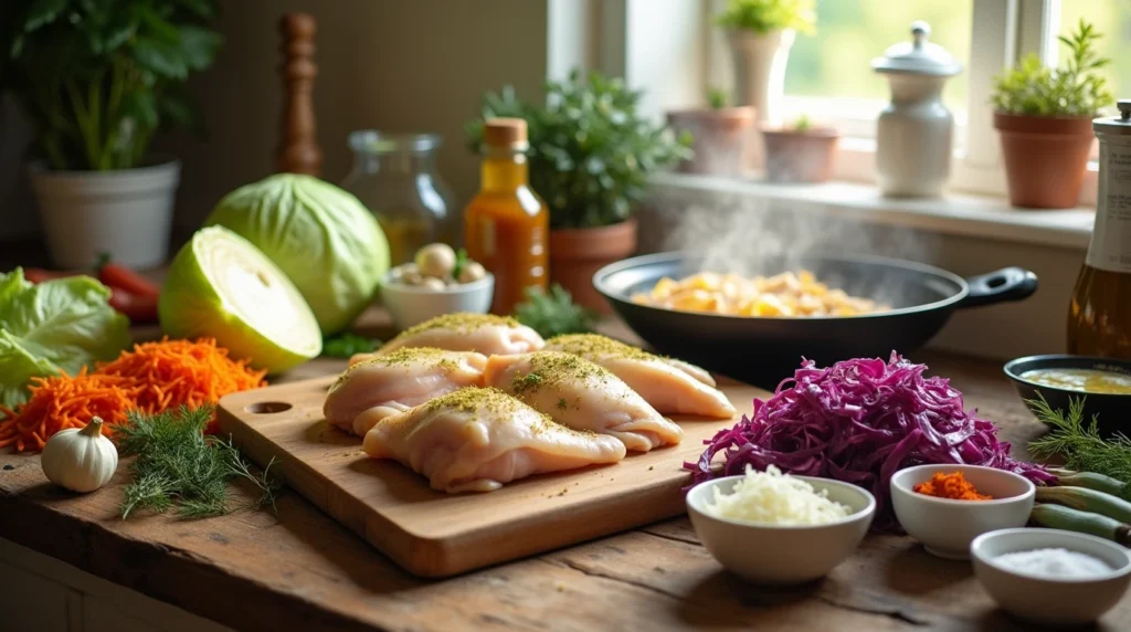 chicken and cabbage recipes