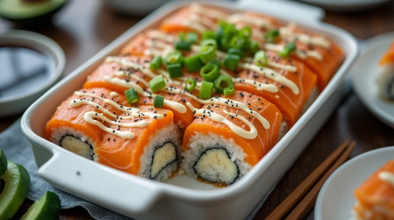 sushi bake recipe salmon