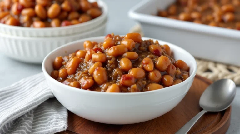 baked beans with ground beef recipe