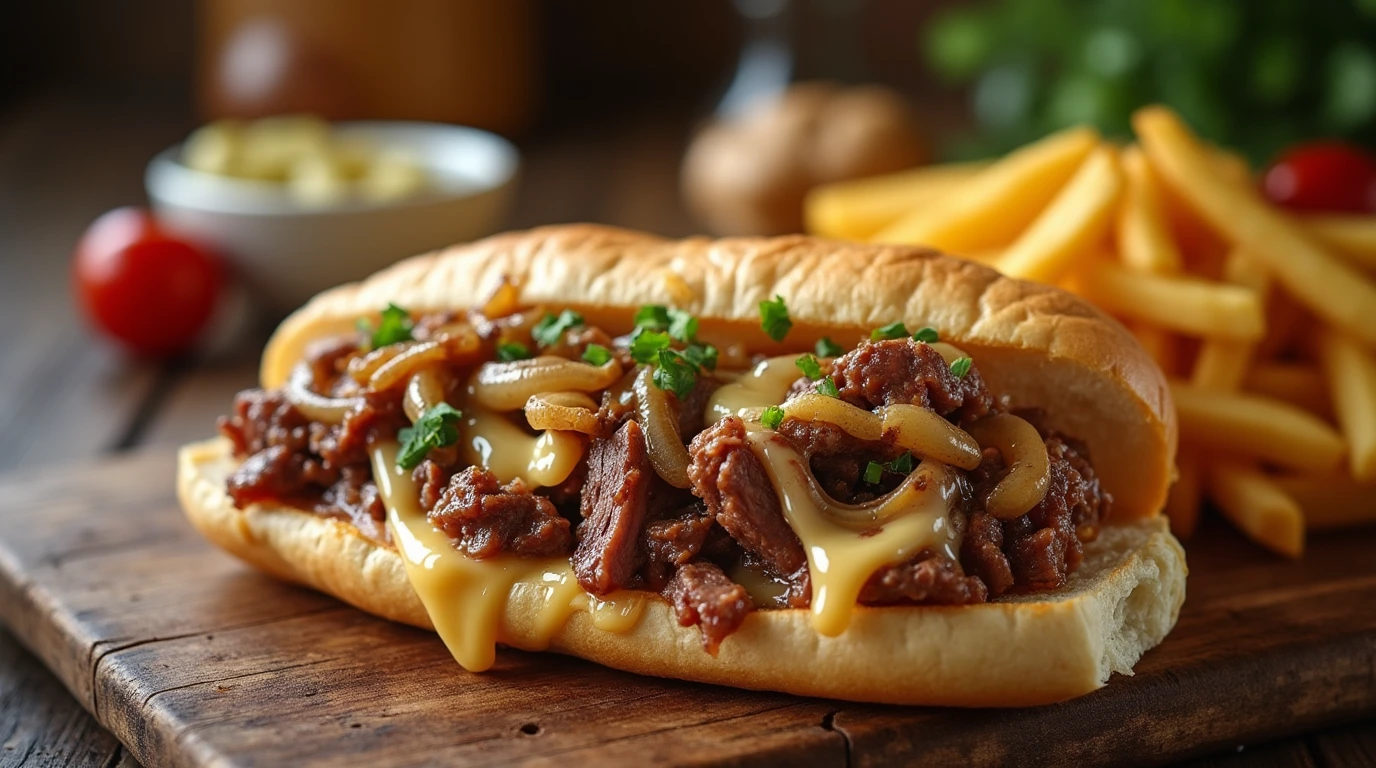 cheesesteak sandwich